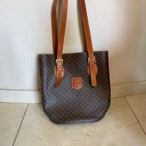 Celine Vintage Macadam Triomphe Monogram Purse